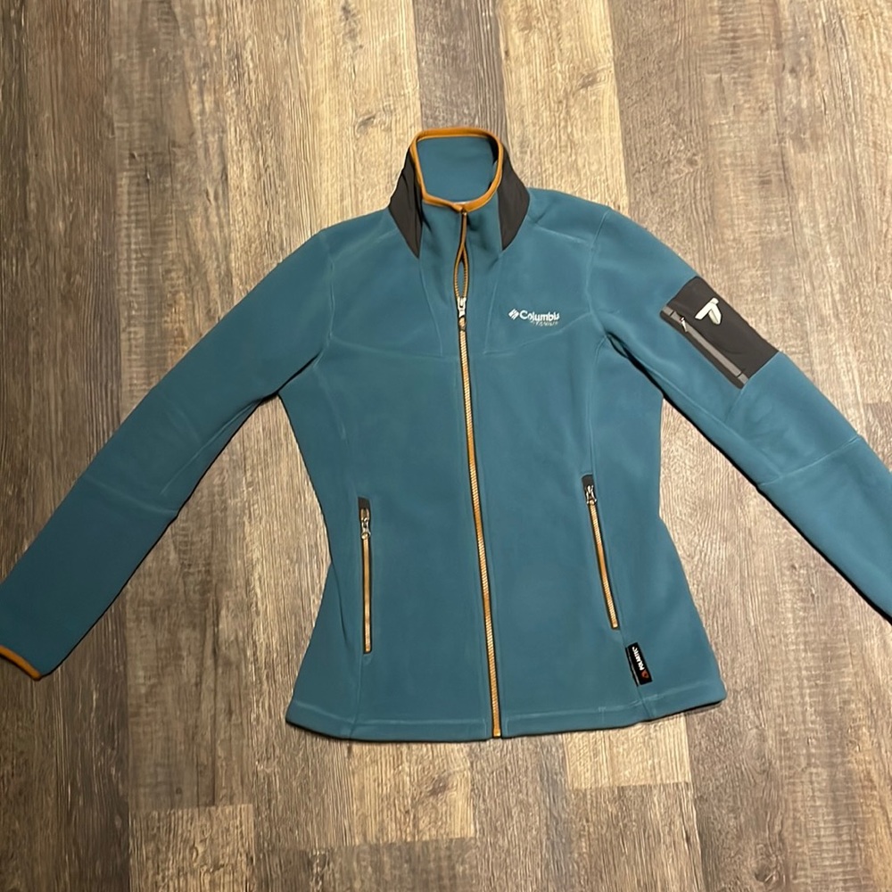Columbia titanium fleece jacket full zip women’s small
